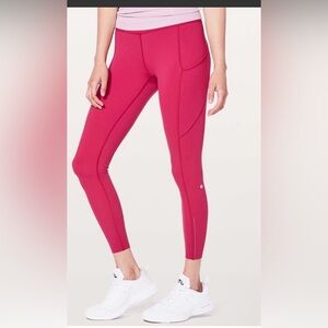 Lululemon Fast & Free 7/8 Tight II *Nulux 25" EUC